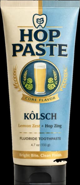 Kölsch toothpaste tube